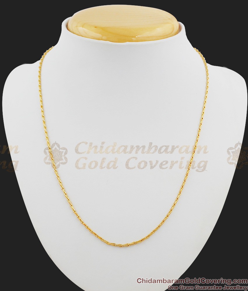 Thin gold hot sale chain mens